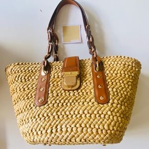 💋AUTH LARGE Boho Michael Kors Shoulder Handbag